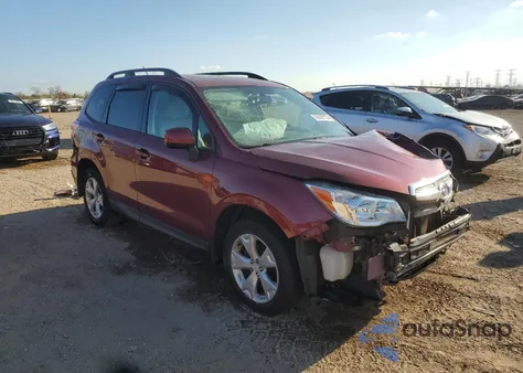 2015 Subaru Forester 2.5I Premium z USA, uszkodzony, nr VIN JF2SJADC2FH829356